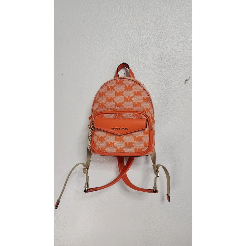 Michael Kors Mini Backpack Women NS Orange New With Tags